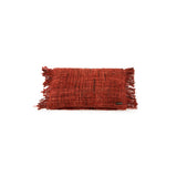 Housse de Coussin Oh My Gee en coton rouge cerise, vue avant
