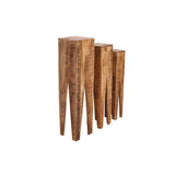 Tabouret fleur utilisé comme support pour plante