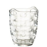 Seau à glace J-Line Leonard en plastique transparent, design moderne