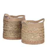 Set de paniers à plantes Anne Marron clair