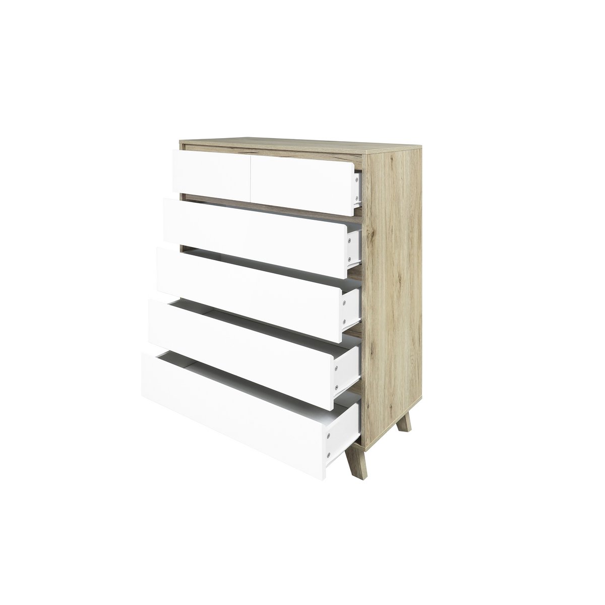 Commode en situation dans un salon moderne