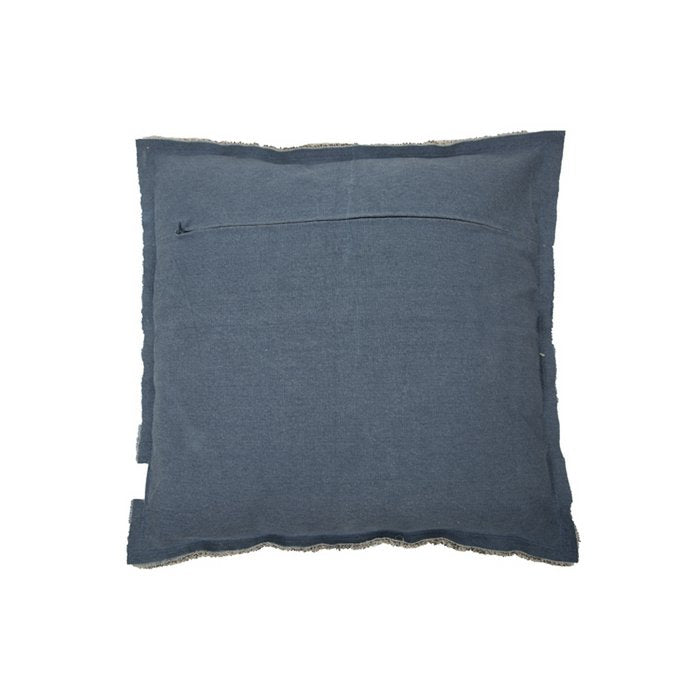 Coussin Porto bleu délavé 45x45, design chic et moderne