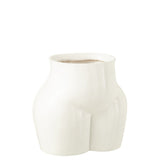 Vase J-Line Lady Bottom Pewter Glossy - mise en scène dans un intérieur chic