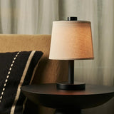 Lampe rechargeable en bois noir Rover