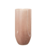 Vase J-Line Trikkie en verre rose, 29 cm de haut, élégant et moderne