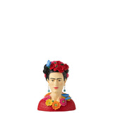 Buste Frida Kahlo sur une étagère, ambiance vintage
