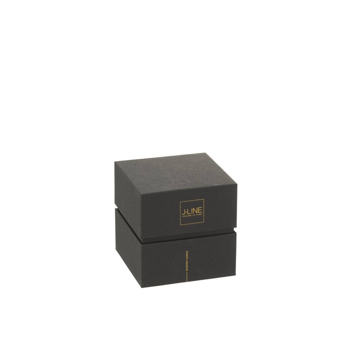 Détail de la bougie J-Line Noa, parfum bois de santal, ambiance luxueuse
