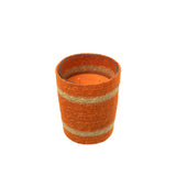 Détail de la bougie parfumée J-Line, cire d'orange