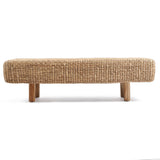 Le banc en jacinthe d'eau