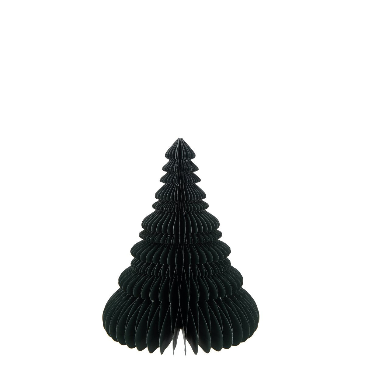 Arbre de Noël pliable en papier vert J-Line, détail du matériau