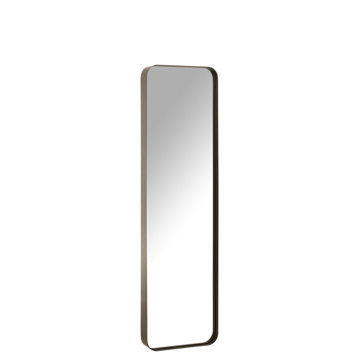 Miroir J-Line Markus en métal noir avec cadre élégant