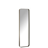 Miroir J-Line Markus en métal noir avec cadre élégant