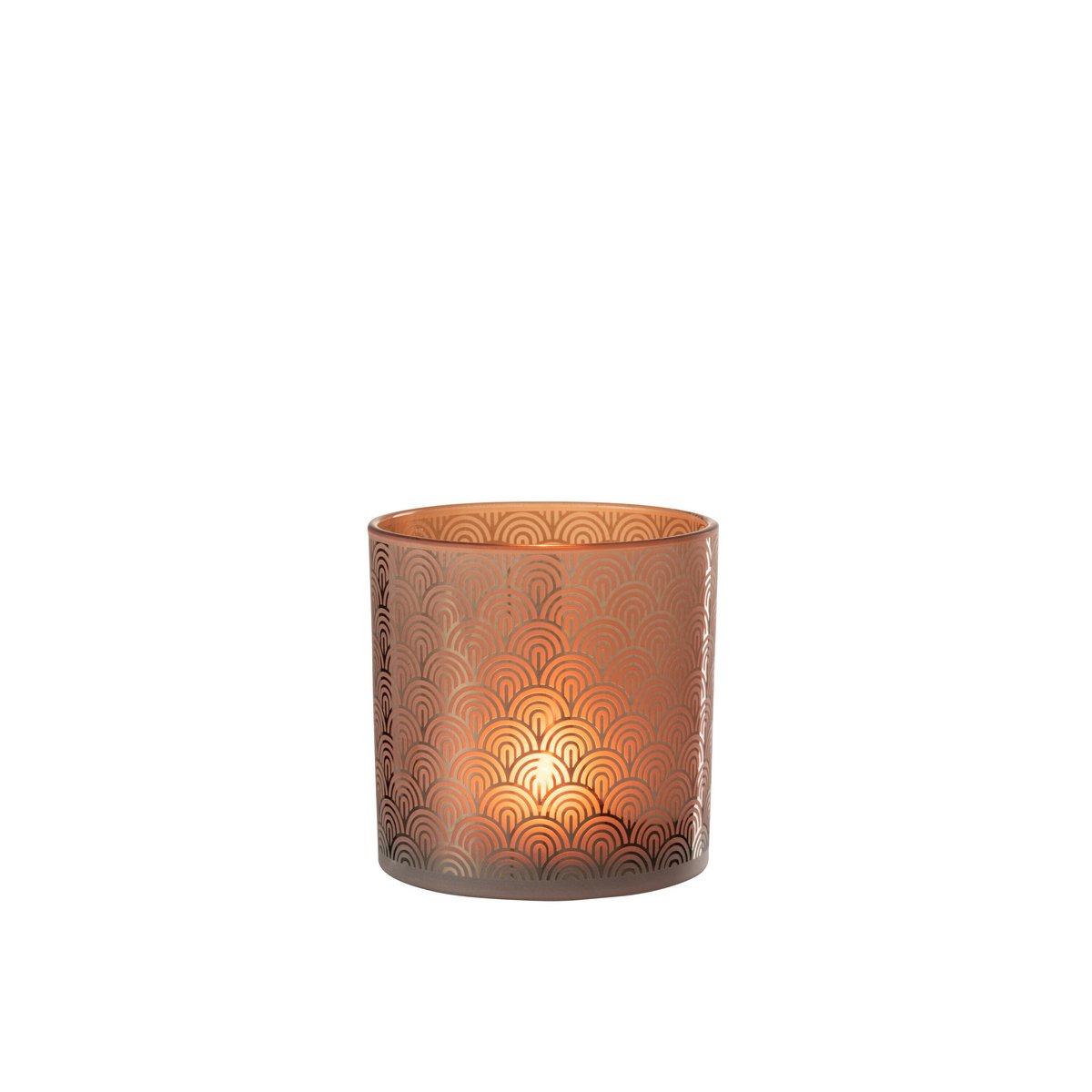 Lanterne J-Line Arch, détail du verre orange