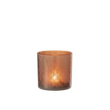Lanterne J-Line Arch, détail du verre orange