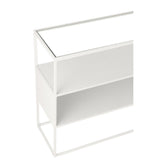 Console J-Line Square avec objets décoratifs