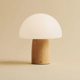 Lampe de table sans fil élégante Mia marron clair