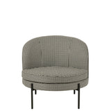 Détail du motif Pied-De-Poule sur la chaise J-Line