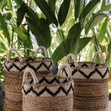 Panier | Panier à linge | Panier à plantes DALU en fibre de bananier (3 tailles)