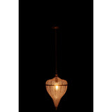 Détail du design moderne de la lampe J-Line Drop en métal