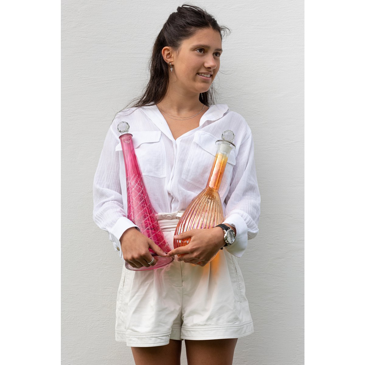Carafe J-Line avec des boissons, mise en scène conviviale