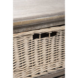 Détail du bois et des finitions du meuble TV J-Line