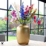 Vase Artic doré en verre
