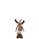 Détails de la figurine J-Line Moose avec vêtements d'hiver