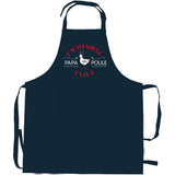 Tablier de cuisine Papa poule recyclé Indigo 72 x 90