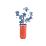 Vase Plié M en verre mauve, détail sur la base lisse