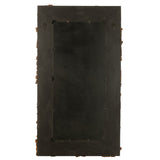 Miroir J-Line Syma en bois naturel, vue de face