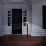 LAMPE SOLAIRE SOLAIRE LED "Nora" avec brochette de terre, pour l'extérieur, la brochette de terre en métal et en plastique en noir, avec LED intégrée