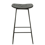 Détail de la chaise J-Line en teck recyclé noir