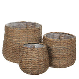 Set de paniers à plantes Avalon Marron clair