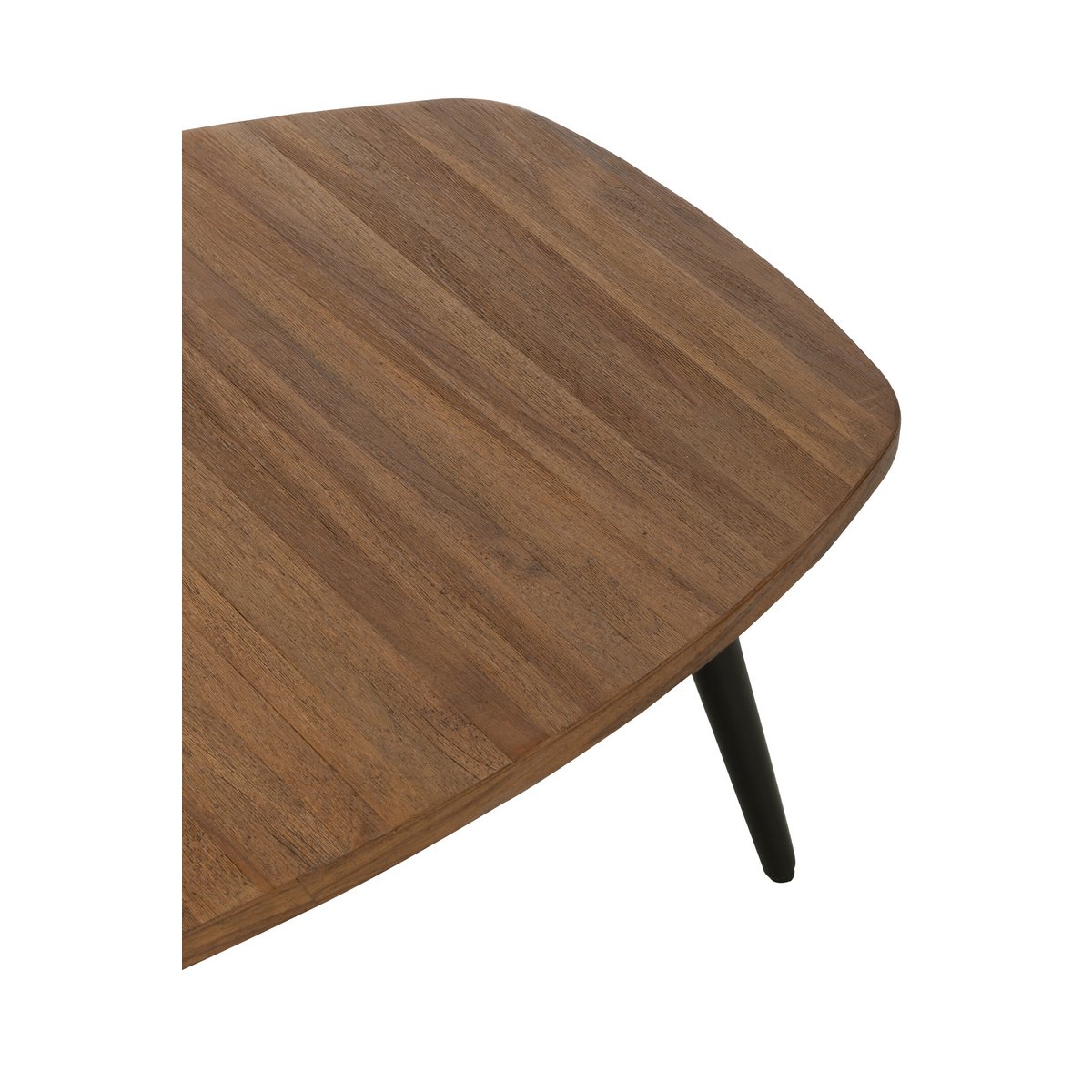 Table basse J-Line avec accessoires de décoration