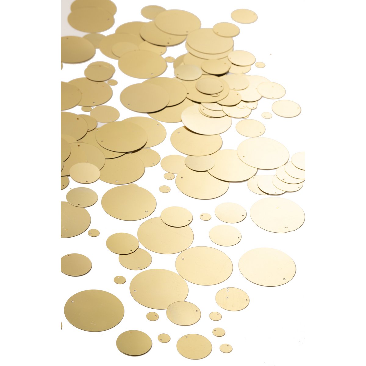 Paillettes J-Line en PVC doré - Élégance pour votre intérieur