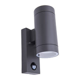 Applique d'extérieur "ROMBE" Up/downlight avec détecteur de mouvement