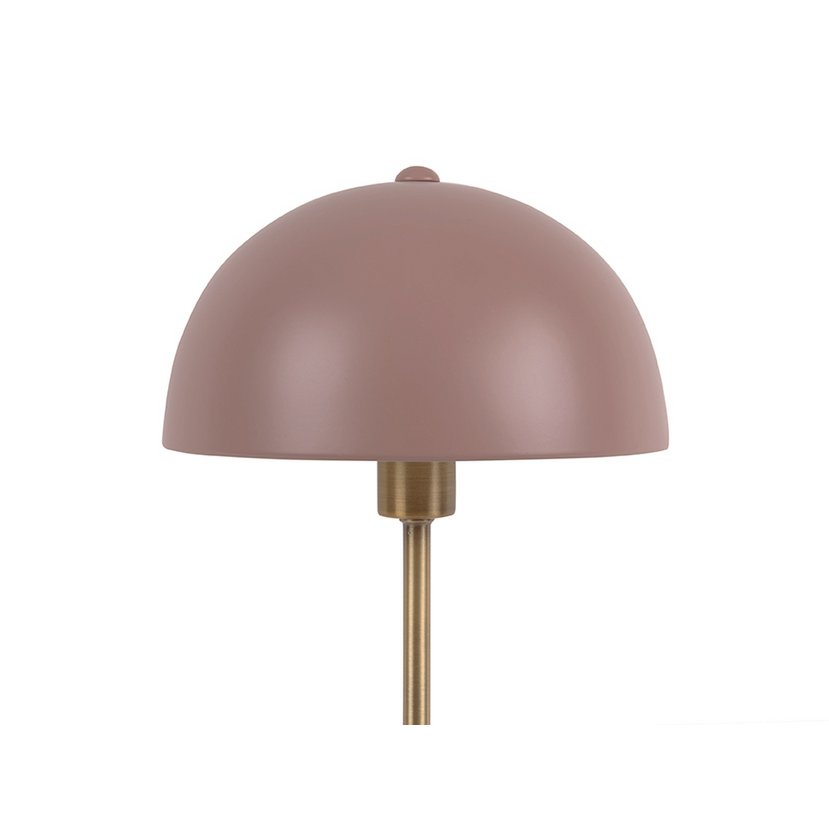 Vue d'ensemble de la lampe de table Bonnet avec un fond esthétique.