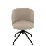 Chaise J-Line Turn/Up/Down en textile beige, vue de face