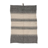 Torchon de Cuisine The Linen Smudge - Noir Naturel - 50x70