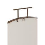Détail du cadre doré du miroir Anto