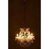 Détail du design élégant de la lampe suspendue J-Line en verre.