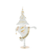 Figurine J-Line Sapin du Père Noël dans une ambiance festive