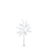 J-Line Boom Palm en métal argenté, vue de face