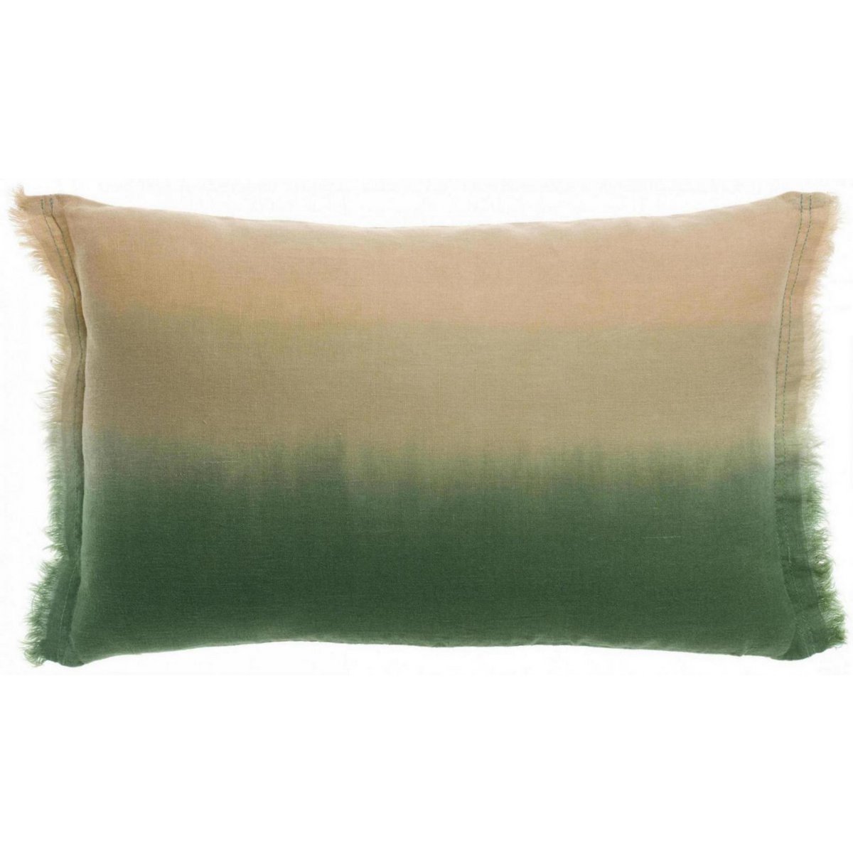Coussin Zeff Shade Epicea 30x50 - Vert et Beige, élégant et confortable