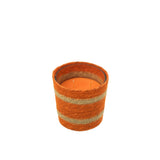 Panier à bougies parfumées J-Line - Vanilla Escape, couleur orange