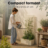 Vue latérale du support Sapri, parfait pour les plantes grimpantes