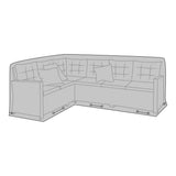 Housse de luxe noire pour ensemble d'angles, vue d'ensemble