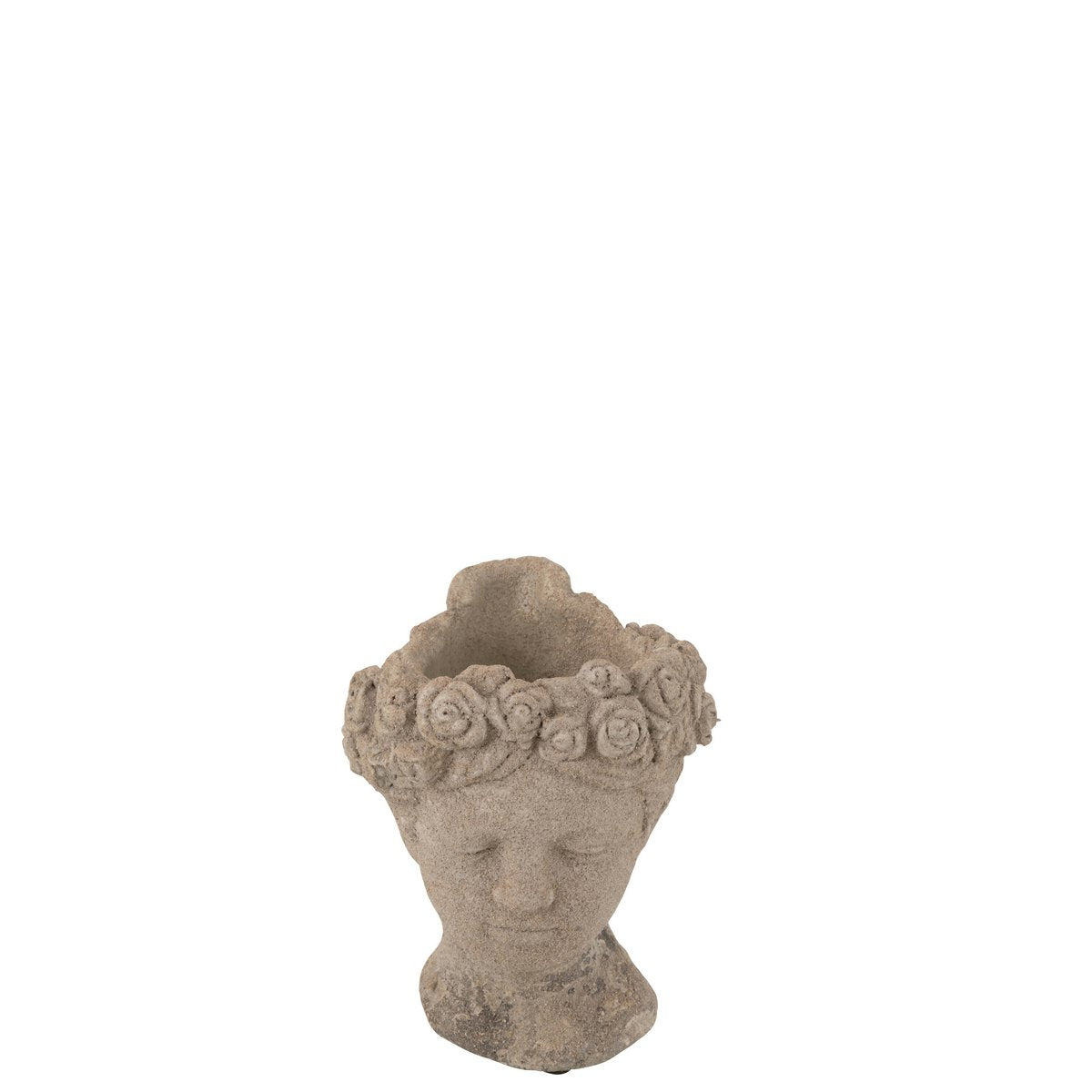 Pot de Fleurs Antique Poly Naturel Petit - vue avant