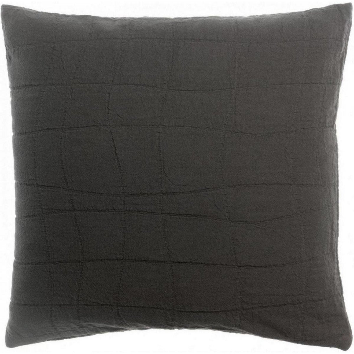 Coussin Titou Carbone 45x45 - Élégance et confort en marron