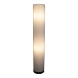 Lampe debout "Beate" Gray en métal et un souffleur de texte en gris, socket E27, lampe à manger pour salle à manger, salon, couloir ou bureau, environ 110 cm de haut